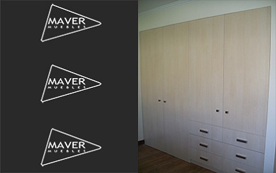 Walkin closet melamina maple de 18mm en Chicureo Colina Condominio Los Bosques de Chicureo1